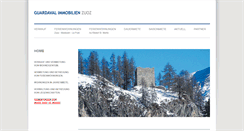 Desktop Screenshot of guardaval-immobilien.ch